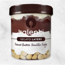Talenti Gelato Layers Peanut Butter Vanilla Fudge 1pint 